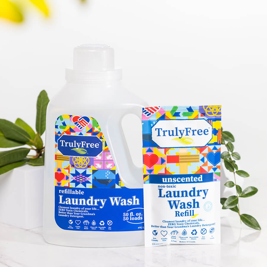 Truly Free's unscented Laundry Wash